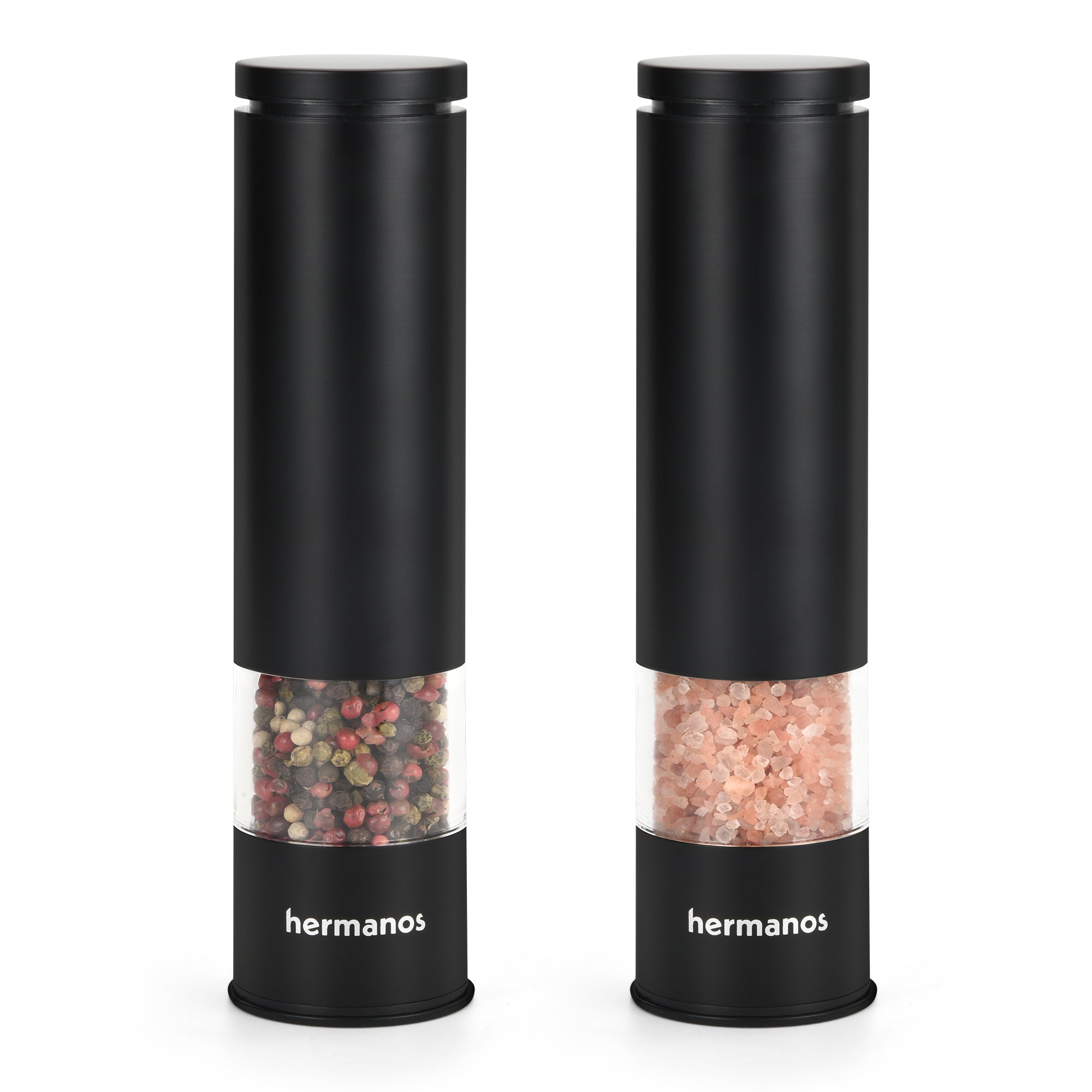 Peper en Zoutmolen Set Elektrisch Zwart - 21cm