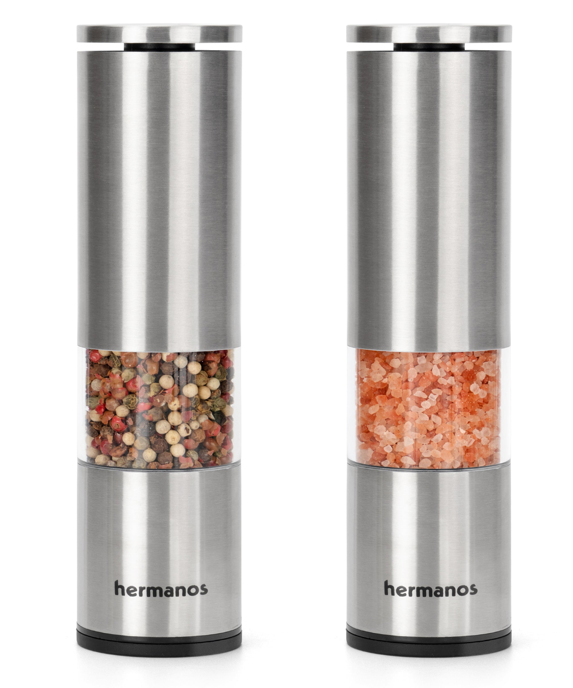 Peper en Zoutmolen Set Handmatig Zilver - Oslo - 19cm