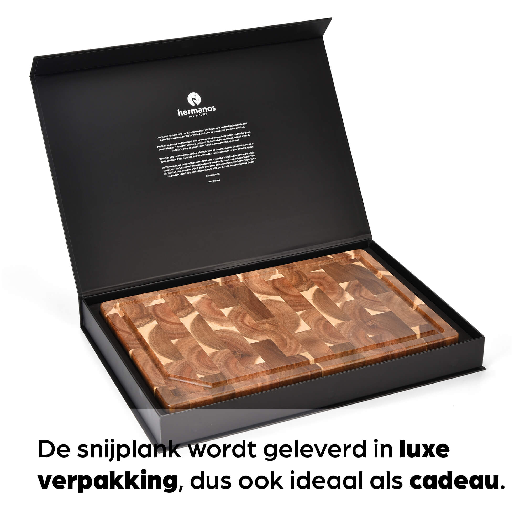 Houten Snijplank Acacia - 39 x 26 x 3,5 cm