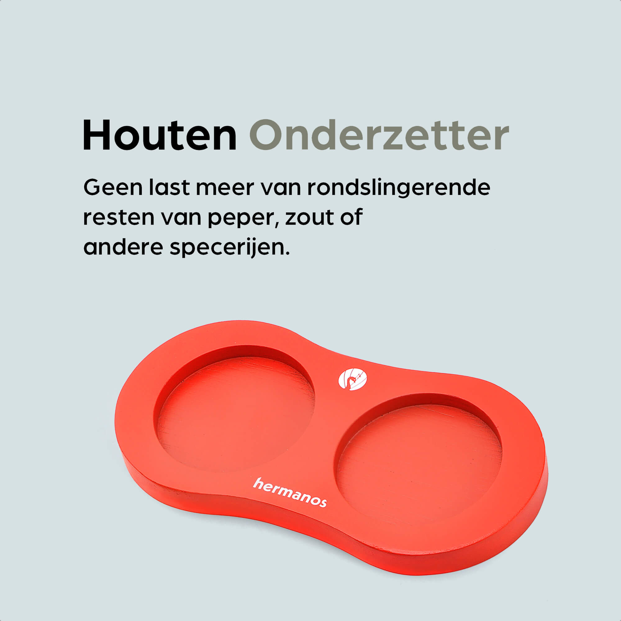 Peper en Zoutmolen Set Handmatig Oranje - Rome - 22cm