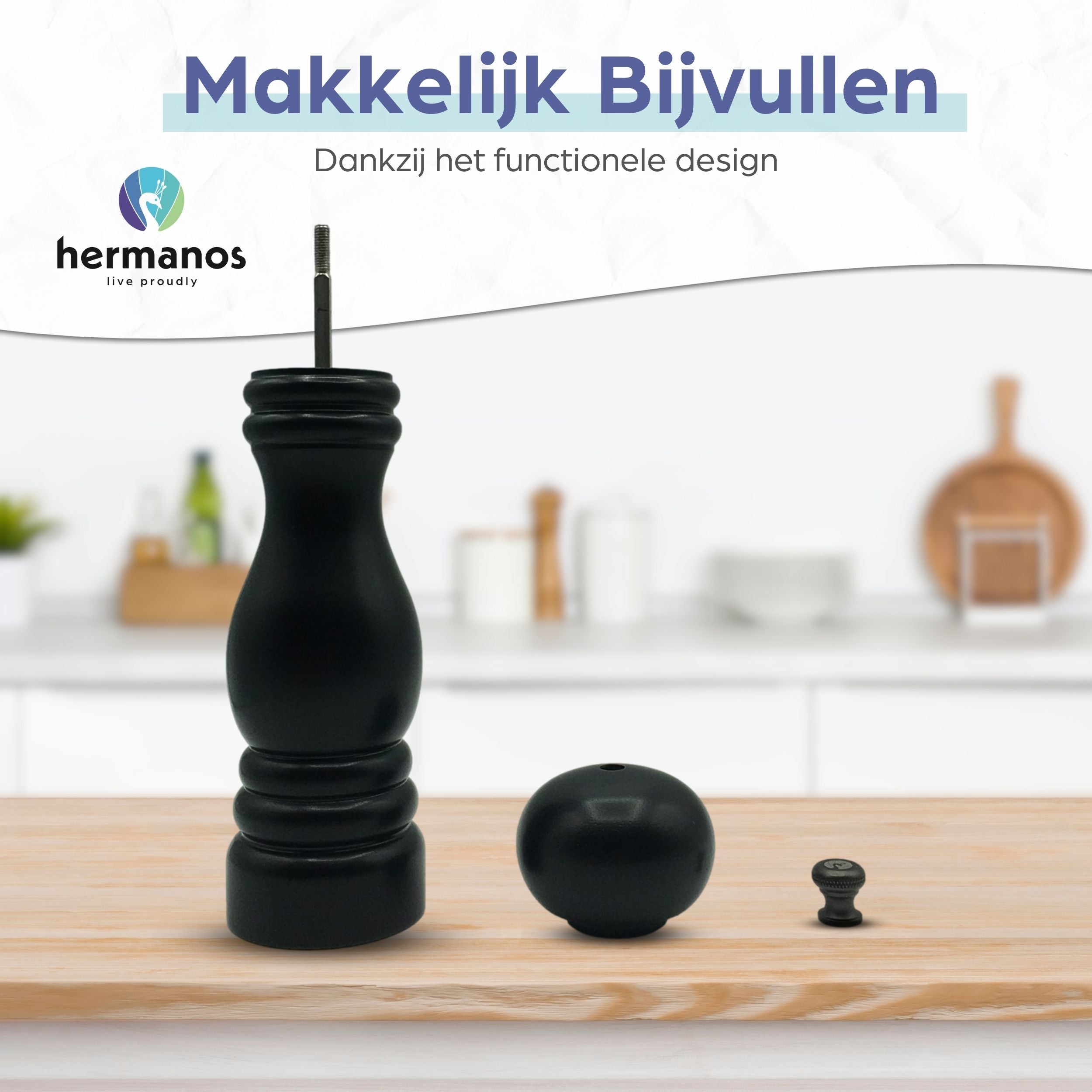 Pepper mill - Manual - Black