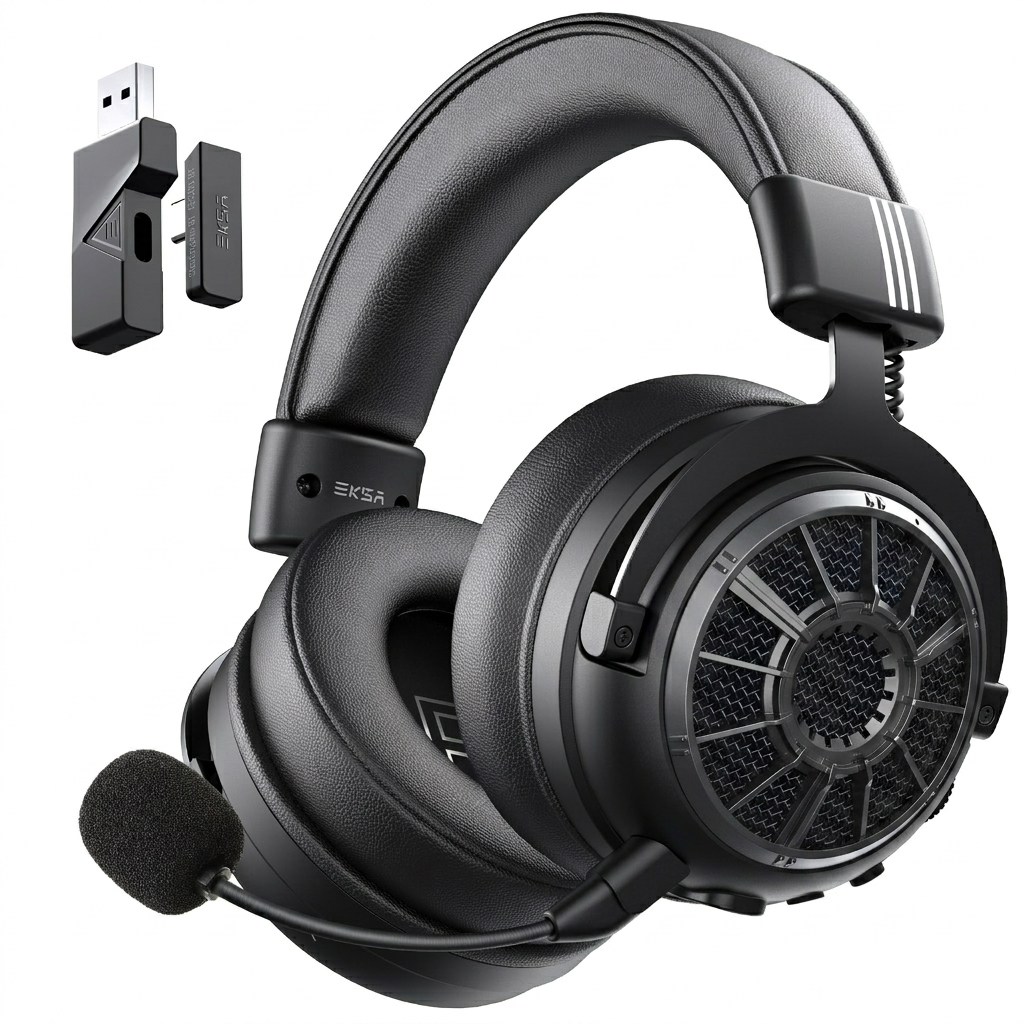 Gaming Headset Draadloos met Microfoon - PS5 PC Xbox Switch - Eksa