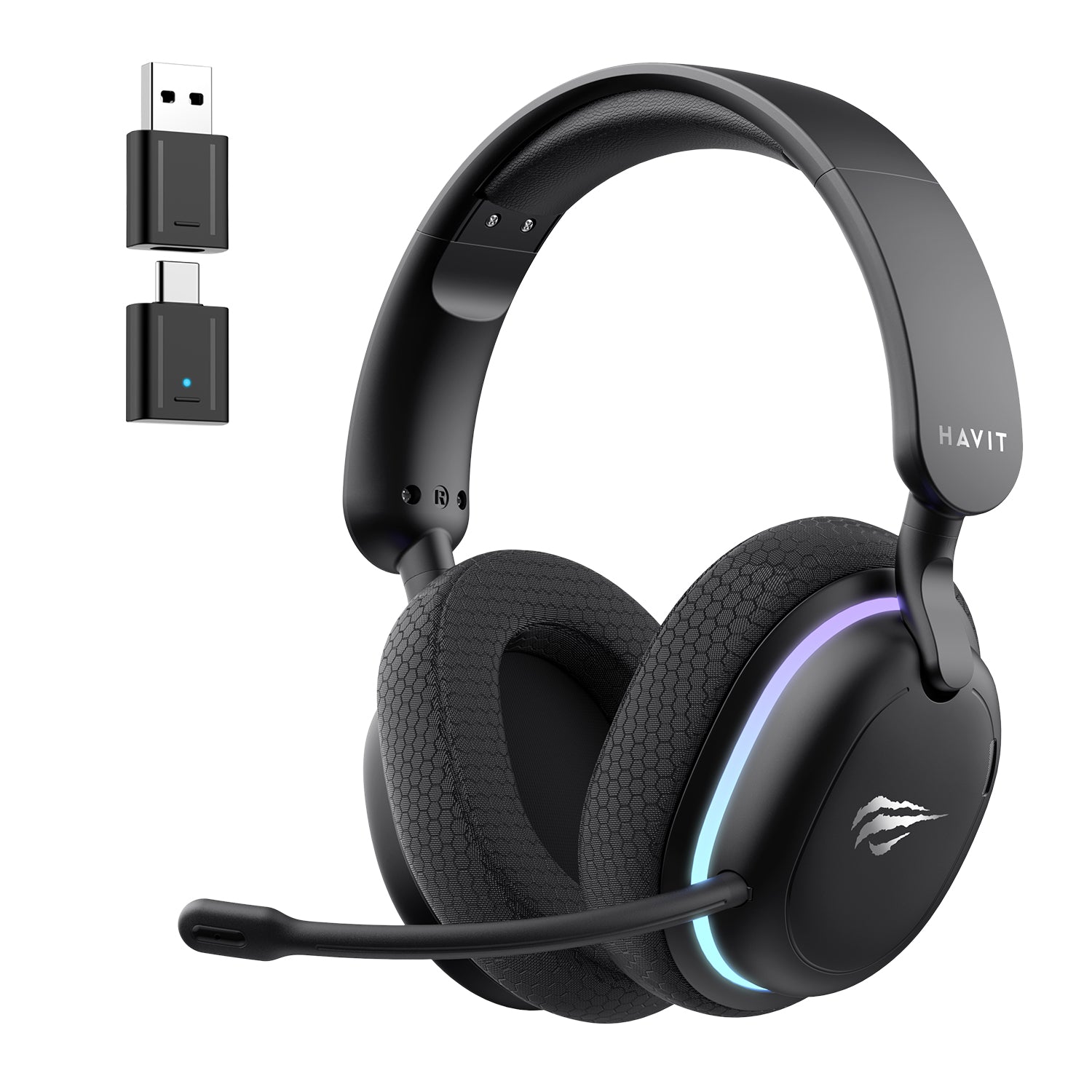 Gaming Headset Draadloos met Microfoon - PS5 PC Xbox Switch - Havit