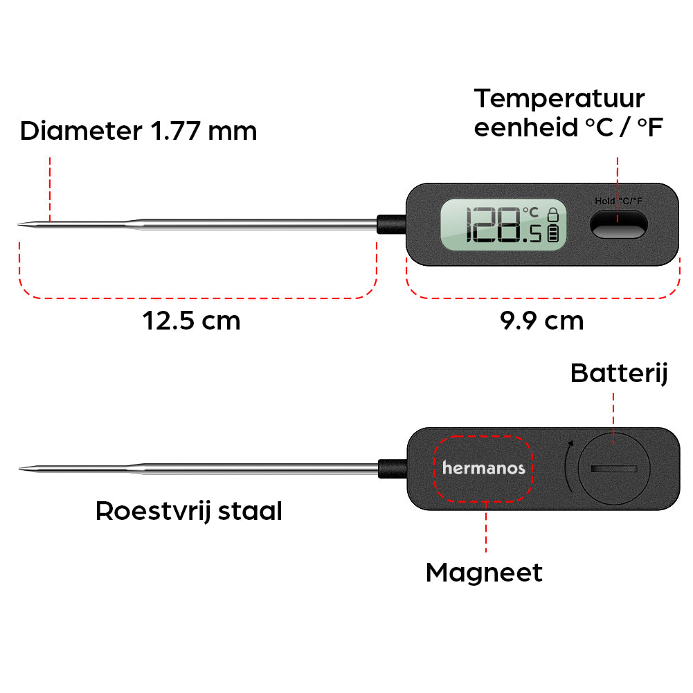 Kookthermometer - HBF10